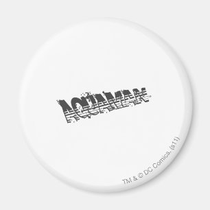 Logotypen Aquaman Grunge Rand Magnet