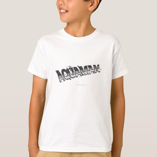 Logotypen Aquaman Grunge Rand Tee Shirt (Framsida)