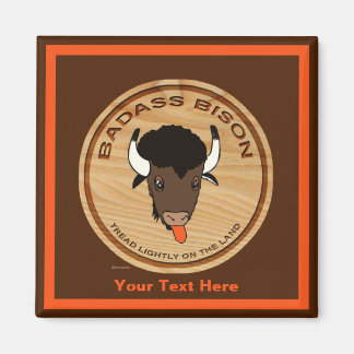 Logotypen Badass Bison Farm Magnet