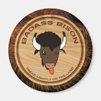Logotypen Badass Bison Farm Magnet