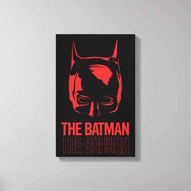 Logotypen Batman Cowl Canvastryck (Framsida)