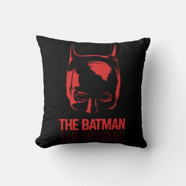 Logotypen Batman Cowl Kudde (Framsida)