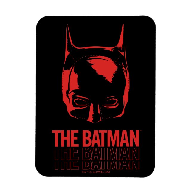 Logotypen Batman Cowl Magnet (Vertikal)