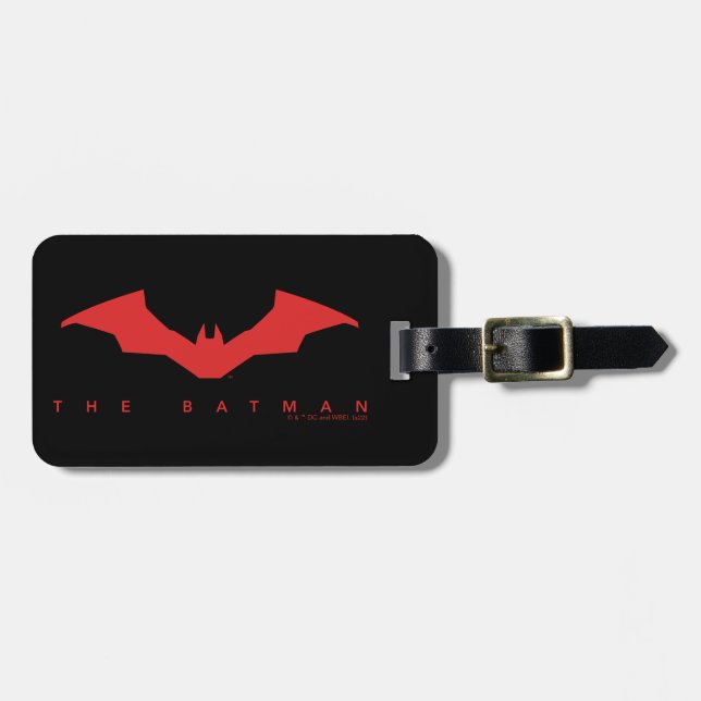 Logotypen Batman Fladdermus Bagagebricka (Horisontell Framsida)