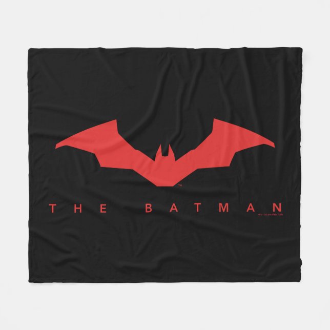 Logotypen Batman Fladdermus Fleecefilt (Framsidan (Horisontell))