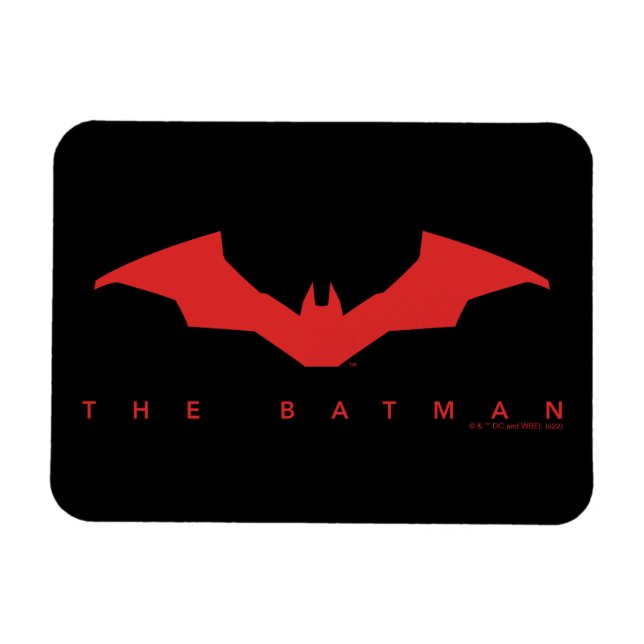 Logotypen Batman Fladdermus Magnet (Horisontell)