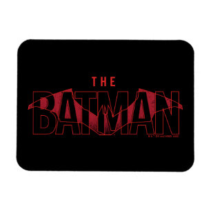 Logotypen Batman Fladdermus Overlay Magnet