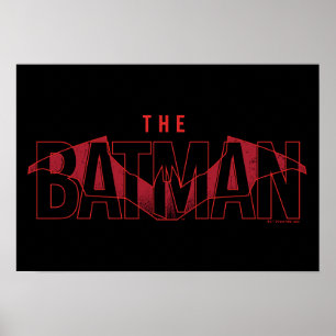 Logotypen Batman Fladdermus Overlay Poster