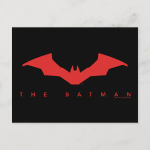 Logotypen Batman Fladdermus Vykort
