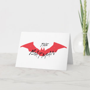 Logotypen Batman Handskriftlig Fladdermus Kort
