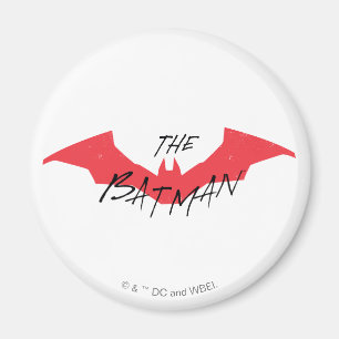 Logotypen Batman Handskriftlig Fladdermus Magnet