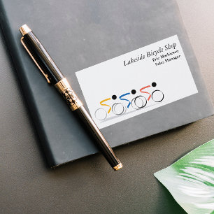 Logotypen Bicycle Tävling Visitkort