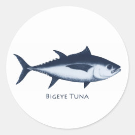 Logotypen Bigeye Tuna Runt Klistermärke