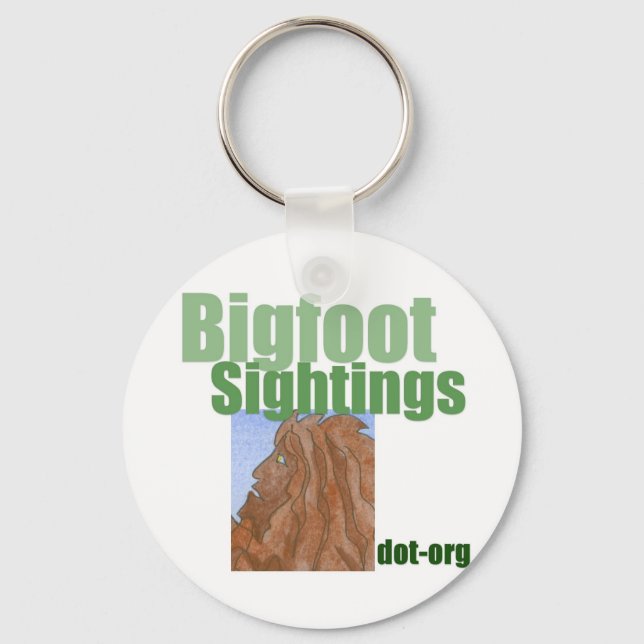 Logotypen Bigfoot Sightings Nyckelring (Framsida)