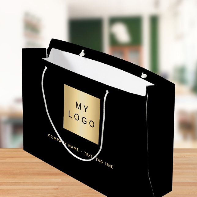 Logotypen Black guld Business (Skapare uppladdad)
