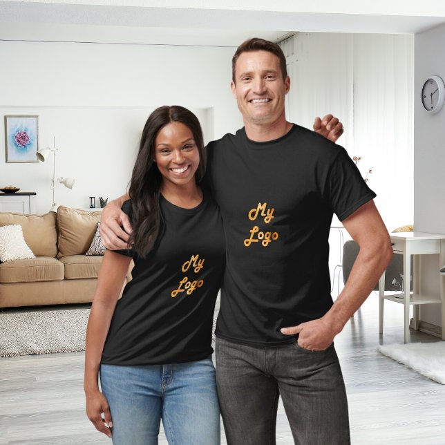 Logotypen Black guld Business T Shirt (Skapare uppladdad)