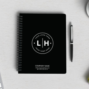 Logotypen Black Personlig Business Anteckningsbok