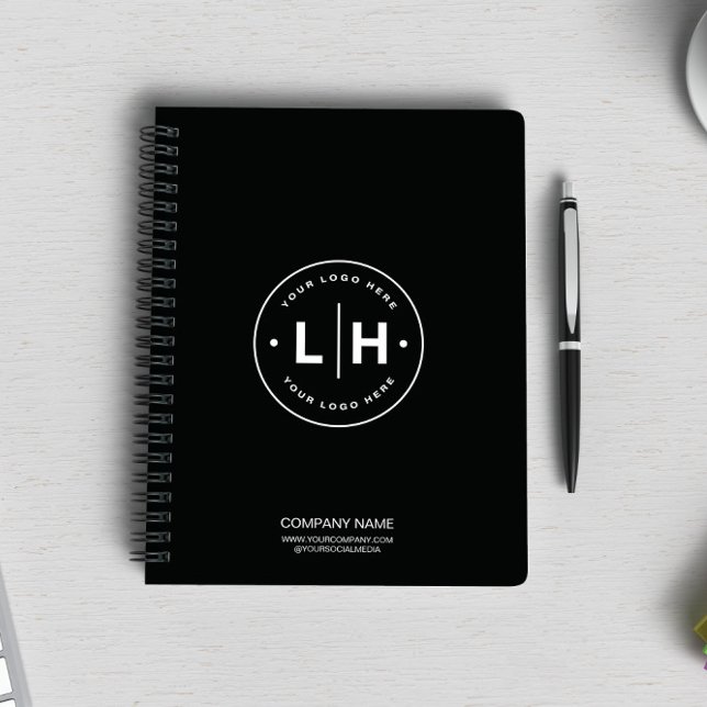 Logotypen Black Personlig Business Anteckningsbok (Skapare uppladdad)