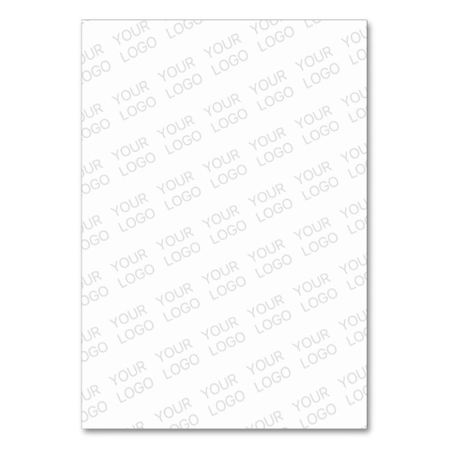 Logotypen blir automatiskt urskarpt och upprepas bordsnummer (Framsidan)