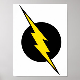 Logotypen Blixtljusbult Poster