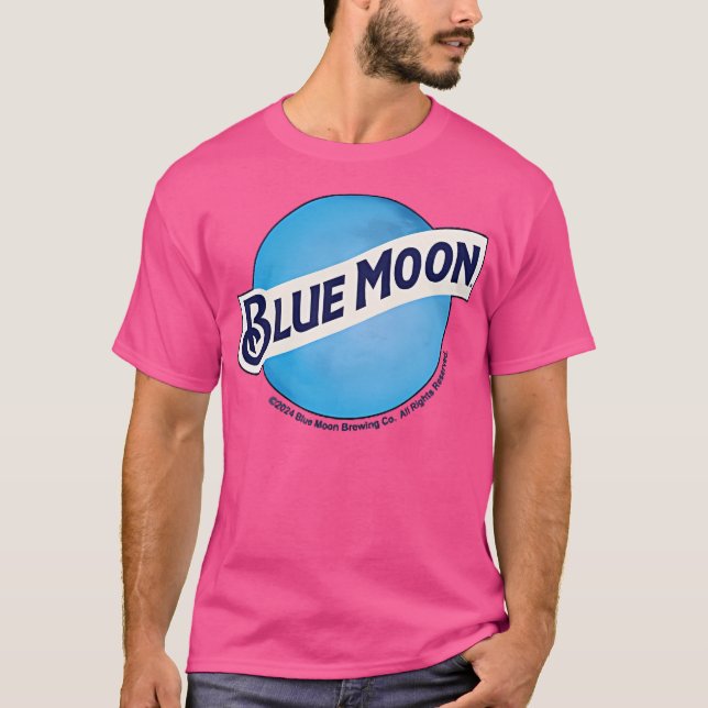 Logotypen Blue Måne Round T Shirt (Framsida)