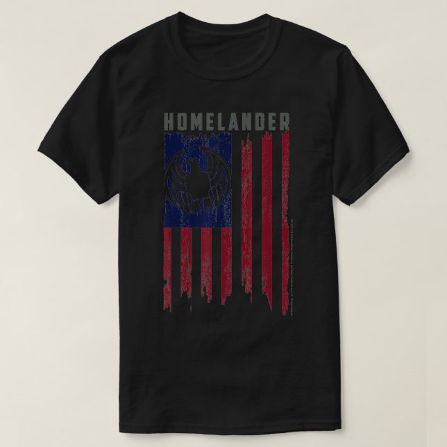 Logotypen Boys Homelander Flagga Eagle  T Shirt (Design framsida)