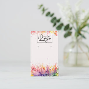 Logotypen Bright Earring Card Social Media QR-kod Visitkort