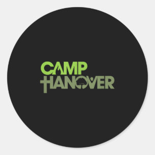Logotypen Camp Hanover - Mörk Färg Runt Klistermärke