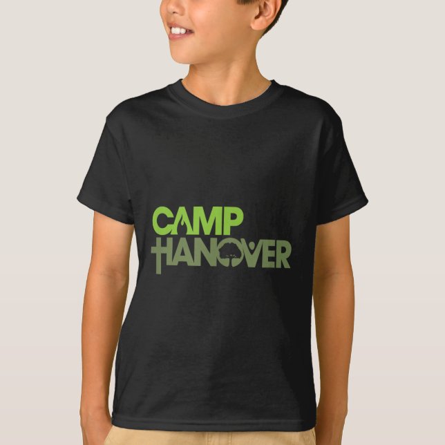 Logotypen Camp Hanover - Mörk Färg T Shirt (Framsida)