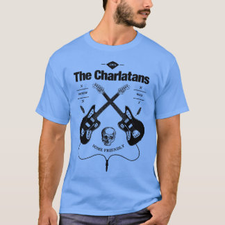 Logotypen Charlatans Guitar Vintage T Shirt