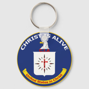 Logotypen CIA "Kristus är vid liv ", Nyckelring