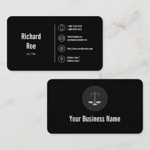 Logotypen Classy Black Business Icons Visitkort