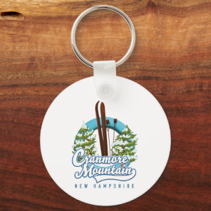 Logotypen Cranmore Mountain New Hampshire Ski Nyckelring