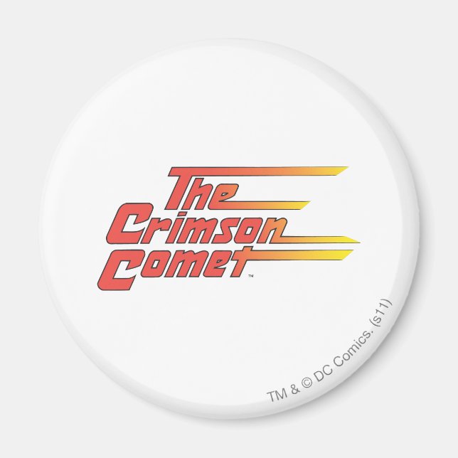 Logotypen Crimson Comet Magnet (Framsidan)