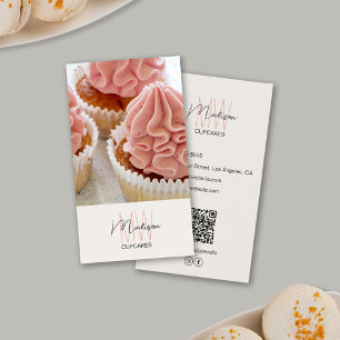 Logotypen Cupaka Photo QR Tan i bageri Monogram Visitkort