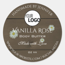 Logotypen Daisy för etiketter för produktförpackni