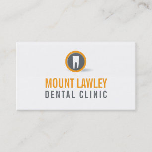LOGOTYPEN DANTAL SURGERY modern grått för tandoran Visitkort