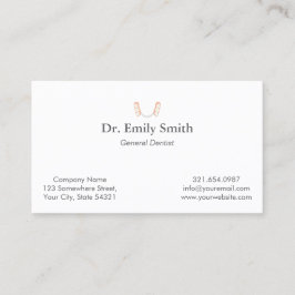 Logotypen Dentist Tooth Tidsbeställning Kort