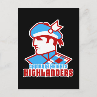 Logotypen Design för Cambria Heights Highlander Vykort