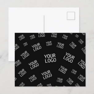 Logotypen Design, Photo eller Business är slumpmäs Vykort
