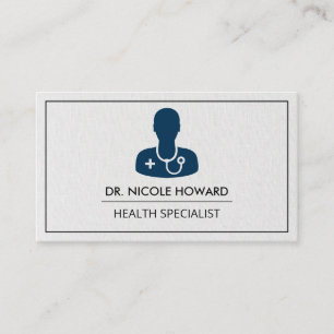 Logotypen Doktor Läkare Visitkort
