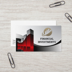 Logotypen Financial Graph Visitkort
