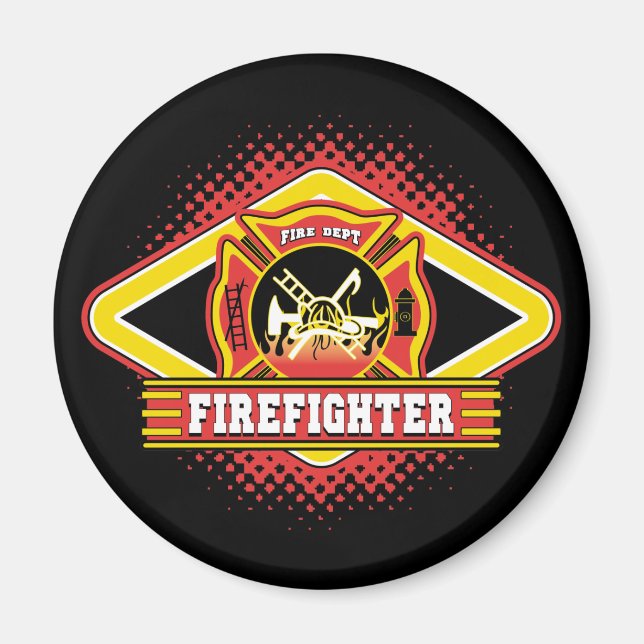 Logotypen Firefighter Magnet (Framsidan)