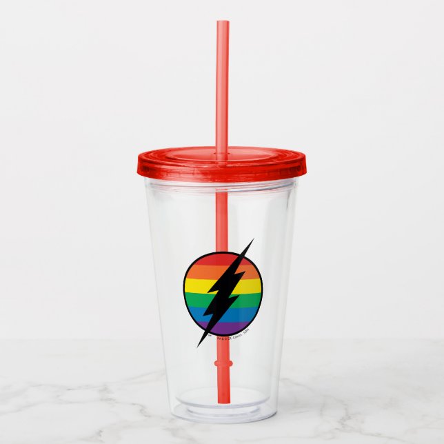 Logotypen Flash Rainbow Take Away Mugg (Framsida)