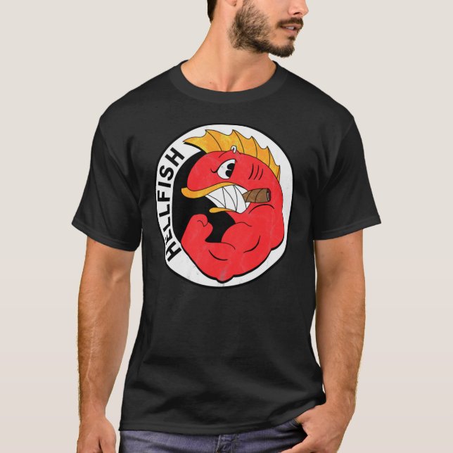 Logotypen Flies Hellfish Classic T-Shirt (Framsida)