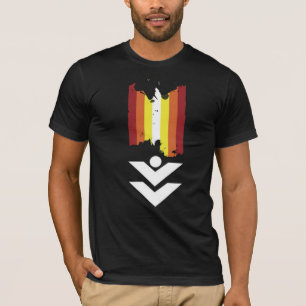 logotypen fodrar skjortan tee