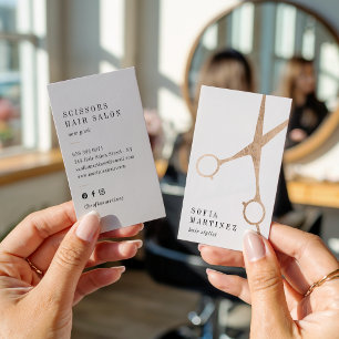 logotypen för den moderna ro-guld-foliesaxen för h visitkort