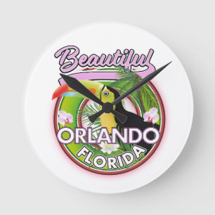 Logotypen för resa mellan Bevalt Miami Orlando Rund Klocka