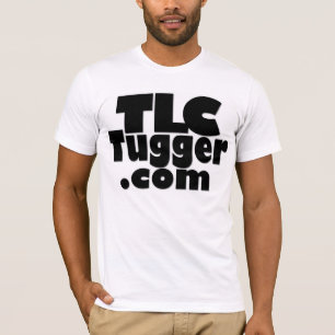 Logotypen för TLC Tugger - svärta med färgbaksi Tee