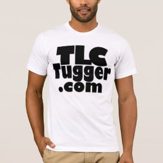 Logotypen för TLC Tugger - svärta med färgbaksida T-shirt